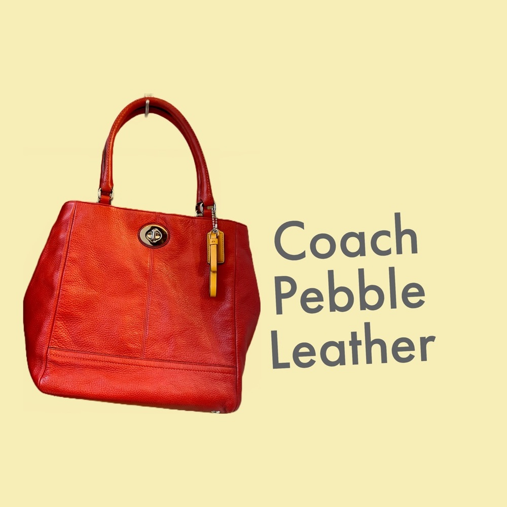 COACH - fship: pebble leather bag